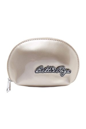 Kiss Me Goodnight Makeup Bag (Gold)