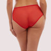 Elsie Lace High Waisted Brief (Red)