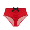 Elsie Lace High Waisted Brief (Red)