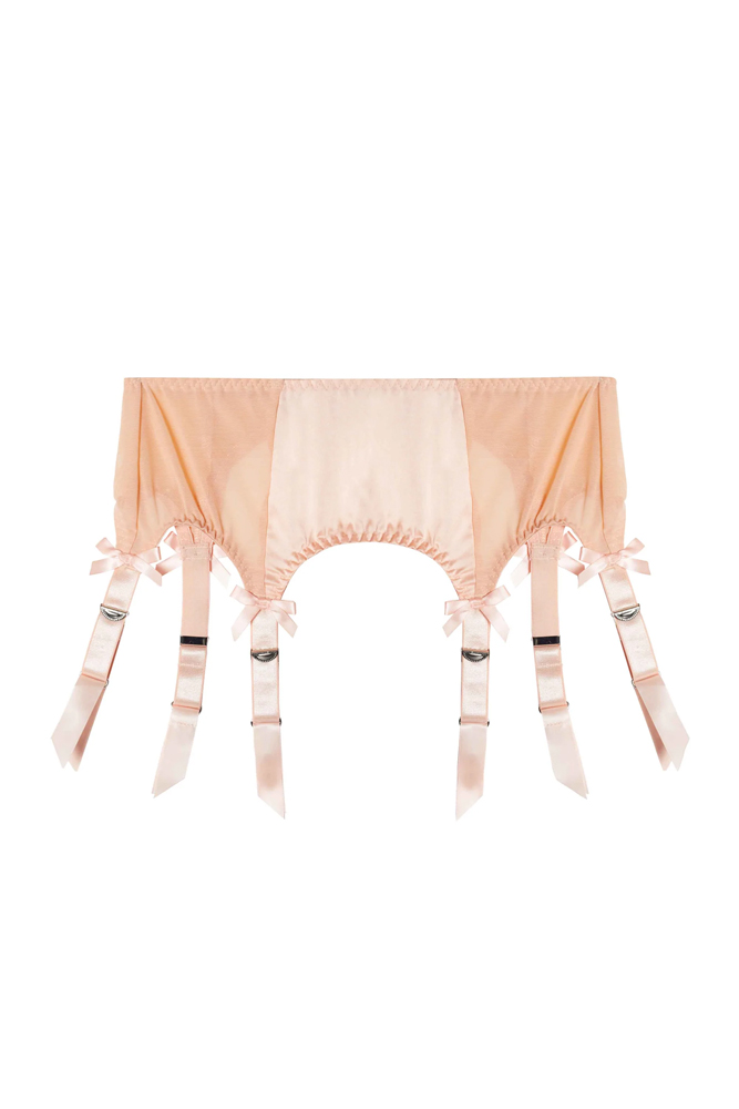 Classic Suspender Belt (Peach) Bettie Page