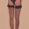 Leopard Knit Stockings