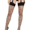 Leopard Knit Stockings