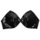 Pinup Top - Black Crinkle Patent